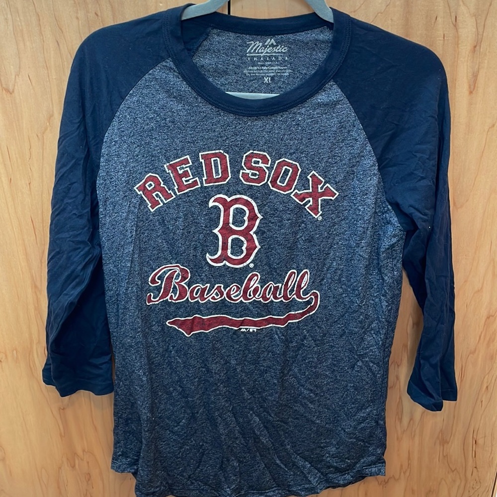 Red Soxs 3/4 Sleeve Shirt